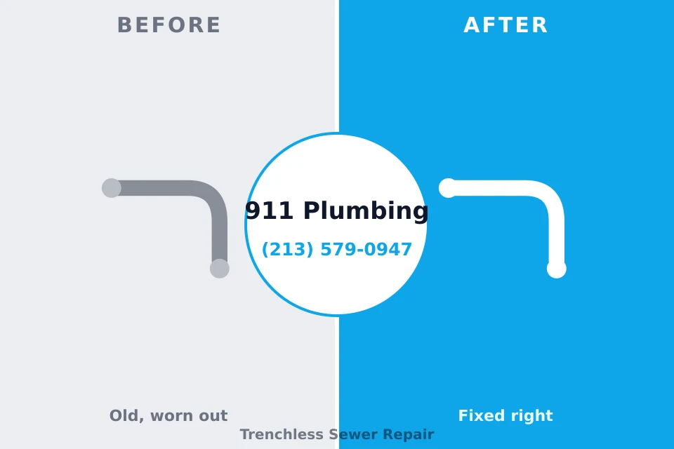 Before and after: plumbing company Pine Lakes, FL